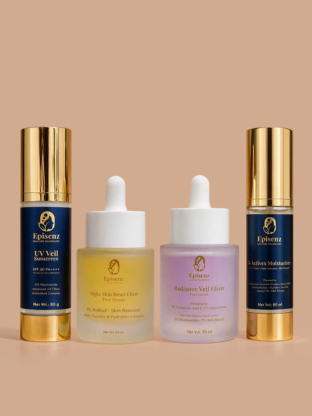 Episenz Signature Dermatology Ritual — All 4 Products